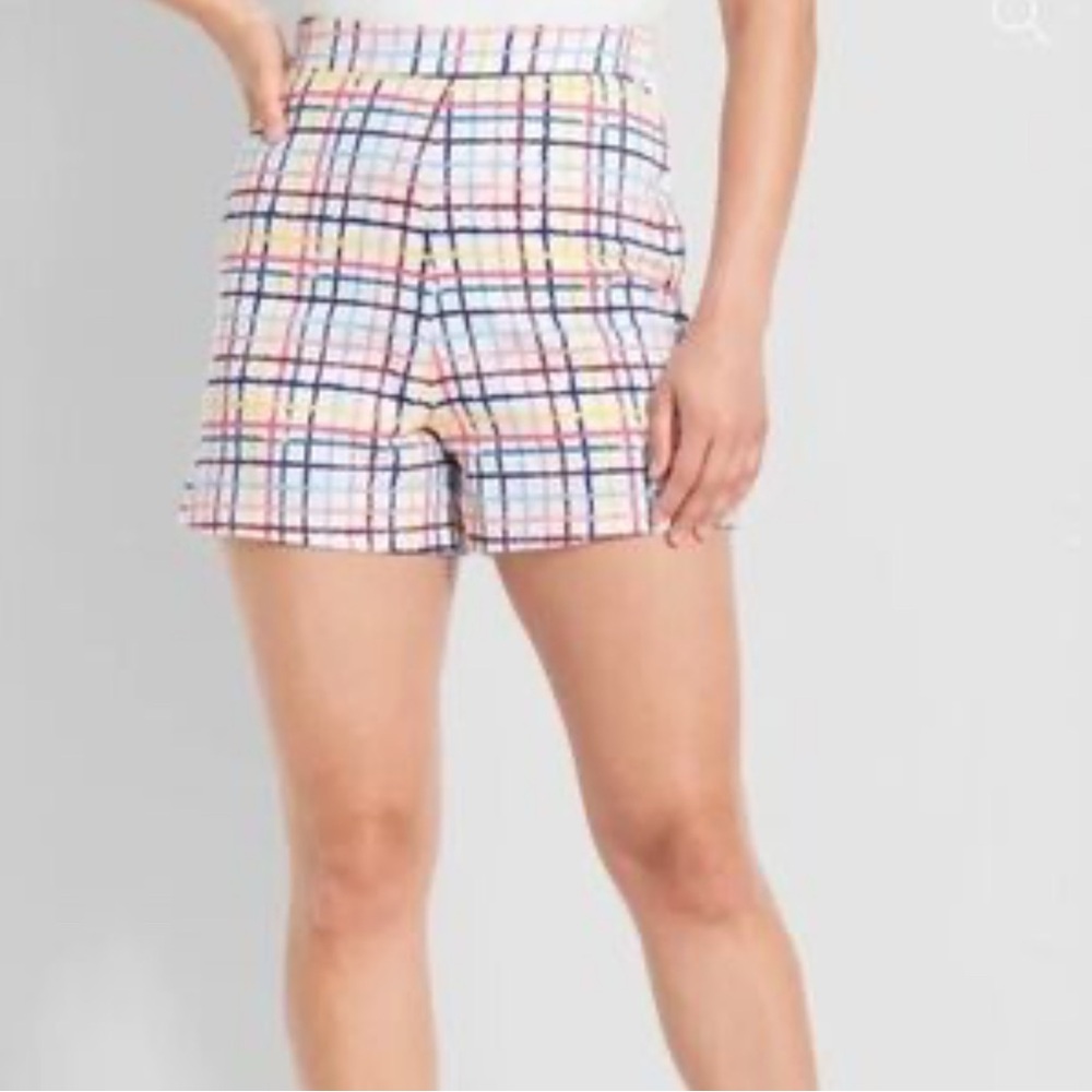 🙂 ModCloth x Collectif Plaid Shorts